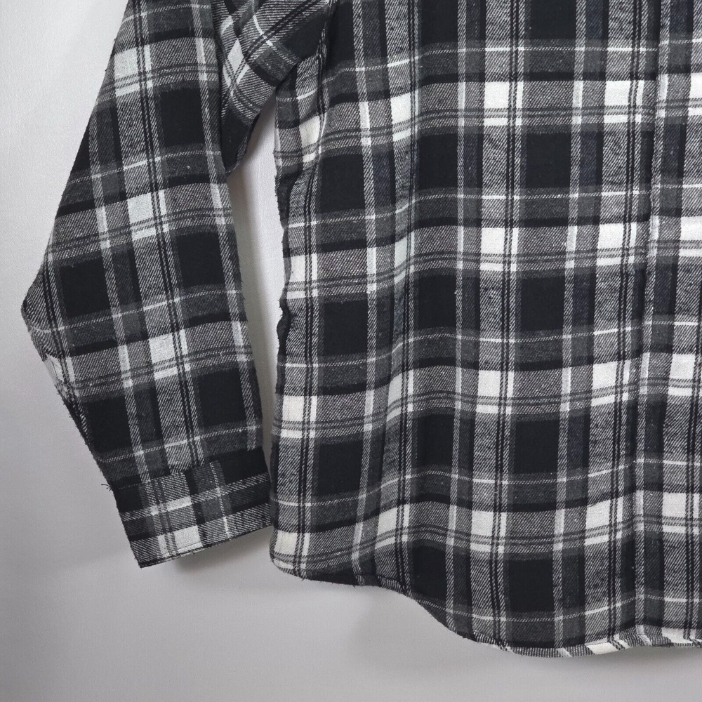 Tallwoods Flannel Shacket Mens XL Tartan Plaid Sherpa Lined Heavyweight Barn - Picture 15 of 16